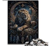 Puzzles pour Adolescents 1000 Lions en Filet Attrape-rêves, adaptés aux Personnes de 14 Ans et Plus, Jeux éducatifs, Cadeaux du Père Noël Secret (Taille 26x38cm)