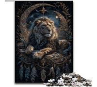Puzzles pour Adolescents 1000 Lions en Filet Attrape-rêves, adaptés aux Personnes de 14 Ans et Plus, Jeux éducatifs, Cadeaux du Père Noël Secret (Taille 50x75cm)