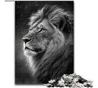 Puzzles pour Adolescents 1000 Lions pluvieux, Jeu Familial Anti-Stress, défi Difficile, renforce l'amour Entre Couples (Taille 26x38cm)