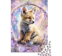 Puzzles pour Adolescents 1000 Magical Fox Dreamcatcher Art Puzzle À Faire Soi-même, Jouets Difficiles, Offre Spéciale comme Cadeaux pour Toute La Famille 52x38cm/1000pcs