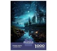 Puzzles pour Adolescents 1000 Magical Night Sky Reflections Casse-têtes pour Adultes - Idée Cadeau Parfaite pour Toute La Famille 38x26cm/1000pcs