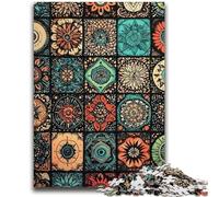 Puzzles pour Adolescents 1000 Mandalas et Fleurs, Puzzle de 1000 pièces, Jouets éducatifs et éducatifs, Jeux en Famille, Cadeaux pour Amis et Famille (50x75cm)
