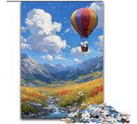 Puzzles pour Adolescents 1000 montgolfières, Jeu intellectuel pour développer l'amour Entre Couples à partir de 14 Ans (Taille 50x75cm)