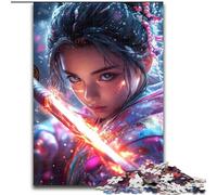 Puzzles pour Adolescents 1000 mystérieux samouraïs Ninjas, Un Jouet éducatif et décompressant, idéal comme Cadeau pour Toute la Famille (Taille 50x75cm)
