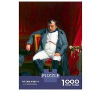 Puzzles pour Adolescents 1000 Napoleon at Fontainebleau Puzzle Adulte Casse-tête Jeu De Vitesse Manuelle pour Anniversaire, Noël 70x50cm/1000pcs