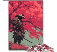 Puzzles pour Adolescents 1000 Ninjas sous Le Cerisier en Fleurs, Jeux éducatifs et décoration d'intérieur, idéal comme Cadeau pour Toute la Famille (Taille 26x38cm)