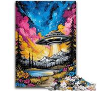 Puzzles pour Adolescents 1000 OVNI extraterrestres, Jeux éducatifs, décoration d'intérieur, idéal pour la décoration de Bureau 50x75cm