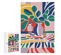 Puzzles pour Adolescents 1000 PCS Abstract Floral Still Life Puzzles Jeux De Détente Décoration Parfaite Cadeaux Uniques d'anniversaire Et De Noël 1000 PCS