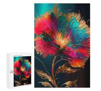 Puzzles pour Adolescents 1000 PCS Abstract Flower Jeu De Puzzle Familial Décoration Parfaite Cadeaux Uniques pour Un Anniversaire Et Noël 1000 PCS