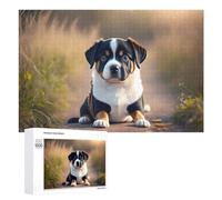 Puzzles pour Adolescents 1000 PCS Adorable Puppy in Nature Puzzle Anti-Stress, Jouet Idéal pour Une Décoration Amusante À La Maison, 1000 PCS