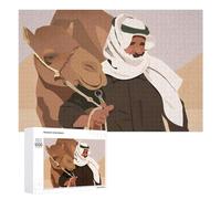 Puzzles pour Adolescents 1000 PCS Arabian Man with Camel Puzzle pour Adultes Jeux Relaxants Décoration Murale pour Les Joueurs 1000 PCS