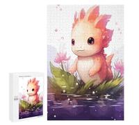 Puzzles pour Adolescents 1000 PCS Axolotl Watercolor Puzzles pour Adolescents, Jouets À Faire Soi-même, Activités Amusantes À La Maison pour Passer Le Temps, 1000 PCS