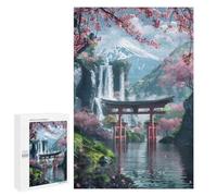 Puzzles pour Adolescents 1000 PCS Beautiful View in The Lake Puzzles pour Adolescents, Jouets À Faire Soi-même, Activités Amusantes À La Maison pour Passer Le Temps, 1000 PCS