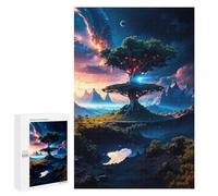 Puzzles pour Adolescents 1000 PCS Big Tree Puzzles pour Adultes Jouets Anti-Stress Améliorent La Mémoire Difficiles Et Stimulants 1000 PCS