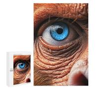 Puzzles pour Adolescents 1000 PCS Blue Eyed Monkey Charm Puzzles pour Adolescents, Jouets À Faire Soi-même, Activités Amusantes À La Maison pour Passer Le Temps, 1000 PCS