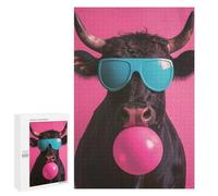 Puzzles pour Adolescents 1000 PCS Bull Bubblegum Puzzles, Jeux Relaxants, Décoration Intérieure, Cadeaux Et Idées Cadeaux Uniques pour Un Anniversaire 1000 PCS