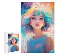 Puzzles pour Adolescents 1000 PCS Cartoon Girl Pastel Puzzles, Jeux Relaxants, Décoration Intérieure, Cadeaux Et Idées Cadeaux Uniques pour Un Anniversaire 1000 PCS