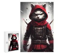 Puzzles pour Adolescents 1000 PCS Cat Ninja Puzzles pour Adolescents, Jouets À Faire Soi-même, Activités Amusantes À La Maison pour Passer Le Temps, 1000 PCS