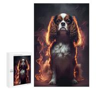 Puzzles pour Adolescents 1000 PCS Cavalier King Fire Puzzles pour Adolescents, Jouets À Faire Soi-même, Activités Amusantes À La Maison pour Passer Le Temps, 1000 PCS