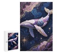 Puzzles pour Adolescents 1000 PCS Celestial Whale - Cosmic Ocean Fantasy Puzzles pour Adultes - Jeu Manuel Anti-Stress - Cadeaux Uniques pour Anniversaire Et Noël 1000 PCS