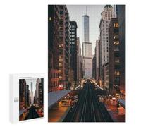 Puzzles pour Adolescents 1000 PCS Chicago Puzzles pour Adolescents, Jouets À Faire Soi-même, Activités Amusantes À La Maison pour Passer Le Temps, 1000 PCS