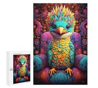 Puzzles pour Adolescents 1000 PCS Colorful Fantasy Bird Puzzles pour Adultes Jeu De Réflexion Décoration Intérieure Activités Amusantes À La Maison 1000 PCS