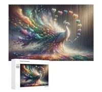 Puzzles pour Adolescents 1000 PCS Colorful Peacock Fantasy Artwork Puzzles pour Adultes Jeux Relaxants Découpe De Précision Jeu Stimulant Cadeaux 1000 PCS