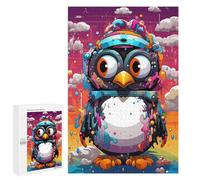 Puzzles pour Adolescents 1000 PCS Colorful Penguin Artwork Puzzles pour Adultes Activités Familiales Interaction Parent-Enfant Jeu Au Design Élégant 1000 PCS