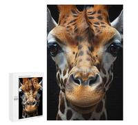 Puzzles pour Adolescents 1000 PCS Cool Giraffe Portrait Puzzles, Jeux Relaxants, Décoration Intérieure, Cadeaux Et Idées Cadeaux Uniques pour Un Anniversaire 1000 PCS