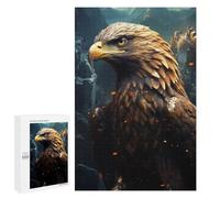 Puzzles pour Adolescents 1000 PCS Cool Wild Bald Eagle Puzzles pour Adolescents, Jouets Anti-Stress, Décoration Murale, Cadeaux d'anniversaire Et De Noël Uniques 1000 PCS