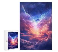 Puzzles pour Adolescents 1000 PCS Cosmic Cloudscape Puzzles pour Adultes Activités Familiales Interaction Parent-Enfant Jeu Au Design Élégant 1000 PCS