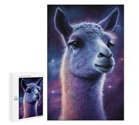 Puzzles pour Adolescents 1000 PCS Cosmic Llama Art Print-3 Puzzles pour Adolescents - Jeu Familial - Décoration Murale - Interaction Parent-Enfant 1000 PCS