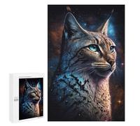 Puzzles pour Adolescents 1000 PCS Cosmic Lynx Portrait-10 Puzzles pour Adolescents Améliorent La Mémoire Difficiles À Compléter Jeux Stimulants 1000 PCS