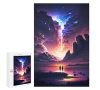 Puzzles pour Adolescents 1000 PCS Couple Nebula Dream Puzzles pour Adultes Jeu Familial Décoration Parfaite Difficile À Compléter 1000 PCS