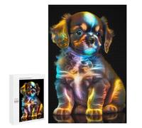Puzzles pour Adolescents 1000 PCS Cute Cosmic Puppy Puzzles pour Adolescents Jeux Relaxants Assemblage De Motifs Cadeaux Uniques d'anniversaire Et De Noël 1000 PCS