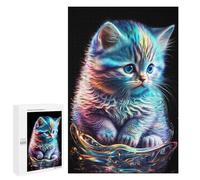 Puzzles pour Adolescents 1000 PCS Cute Nebula Kitten Puzzles pour Adolescents, Jouets Anti-Stress, Décoration Murale, Cadeaux d'anniversaire Et De Noël Uniques 1000 PCS