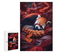 Puzzles pour Adolescents 1000 PCS Cute Sleeping Red Panda Puzzles, Jeux Relaxants, Décoration Intérieure, Cadeaux Et Idées Cadeaux Uniques pour Un Anniversaire 1000 PCS
