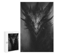 Puzzles pour Adolescents 1000 PCS Dark Fantasy Dragon Artwork Puzzles pour Adultes Assemblage De Modèles De Puzzles Défi À Réaliser Soirée Jeux Et Divertissement en Famille 1000 PCS