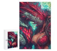 Puzzles pour Adolescents 1000 PCS Dragon Armor Fantasy Artwork-6 Puzzles pour Adolescents Améliorent La Mémoire Difficiles À Compléter Jeux Stimulants 1000 PCS