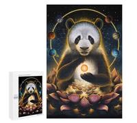 Puzzles pour Adolescents 1000 PCS Enlightenment of Panda Puzzles, Jeux Relaxants, Décoration Intérieure, Cadeaux Et Idées Cadeaux Uniques pour Un Anniversaire 1000 PCS