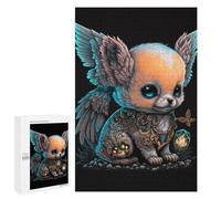 Puzzles pour Adolescents 1000 PCS Fantasy Cute Baby Fox Art Print Puzzles pour Adolescents Améliorent La Mémoire Difficiles À Compléter Jeux Stimulants 1000 PCS