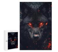 Puzzles pour Adolescents 1000 PCS Fiery Wolf Puzzles, Jeux Relaxants, Décoration Intérieure, Cadeaux Et Idées Cadeaux Uniques pour Un Anniversaire 1000 PCS