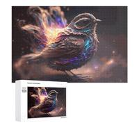 Puzzles pour Adolescents 1000 PCS Flaming Feathered Seraphine Puzzles pour Adultes Jeu De Réflexion Décoration Intérieure Activités Amusantes À La Maison 1000 PCS