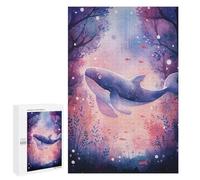Puzzles pour Adolescents 1000 PCS Flying Whale in A Forest Puzzles pour Adultes - Jeu Manuel Anti-Stress - Cadeaux Uniques pour Anniversaire Et Noël 1000 PCS
