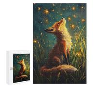 Puzzles pour Adolescents 1000 PCS Fox and The Star Lights Jeu De Puzzle Familial Décoration Parfaite Cadeaux Uniques pour Un Anniversaire Et Noël 1000 PCS