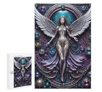 Puzzles pour Adolescents 1000 PCS Galactic Angel Steampunk Puzzle pour Adultes Jeux Relaxants Décoration Murale pour Les Joueurs 1000 PCS
