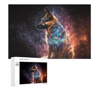 Puzzles pour Adolescents 1000 PCS Galactic Guardian Cosmic Dog Artwork Puzzles pour Adultes Jeux Relaxants Découpe De Précision Jeu Stimulant Cadeaux 1000 PCS