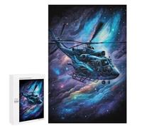 Puzzles pour Adolescents 1000 PCS Galactic Helicopter Adventure -6 Puzzles pour Adultes Assemblage De Modèles De Puzzles Défi À Réaliser Soirée Jeux Et Divertissement en Famille 1000 PCS