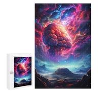 Puzzles pour Adolescents 1000 PCS Galactic Jellyfish Nebula Puzzles pour Adultes Jeu De Réflexion Décoration Intérieure Activités Amusantes À La Maison 1000 PCS