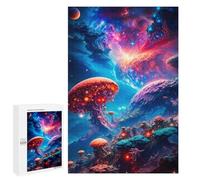 Puzzles pour Adolescents 1000 PCS Galactic Mushroom Puzzles pour Adultes Jeux Relaxants pour S'amuser en Famille Cadeaux De Noël Et d'anniversaire 1000 PCS